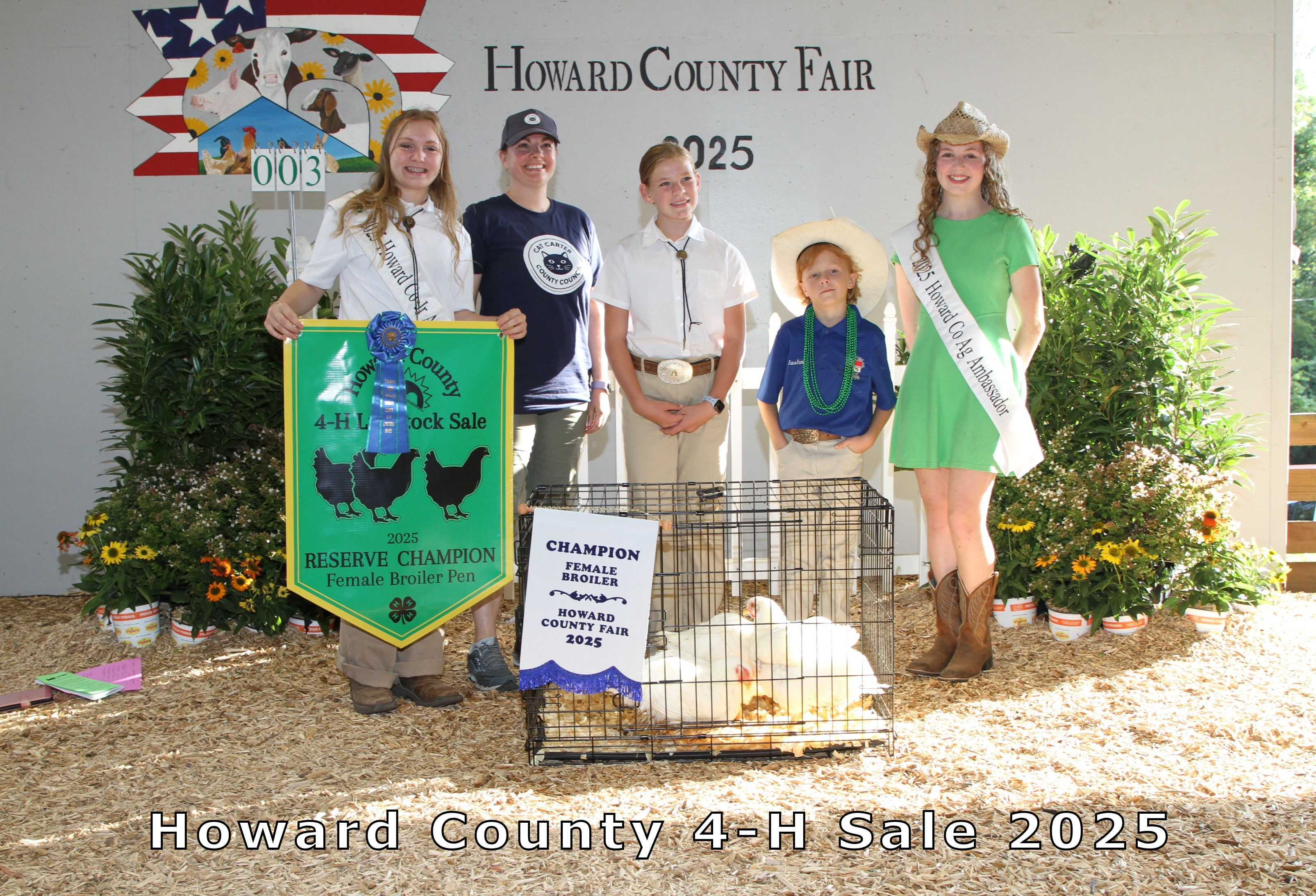 Reserve Champion Female Broiler Pen