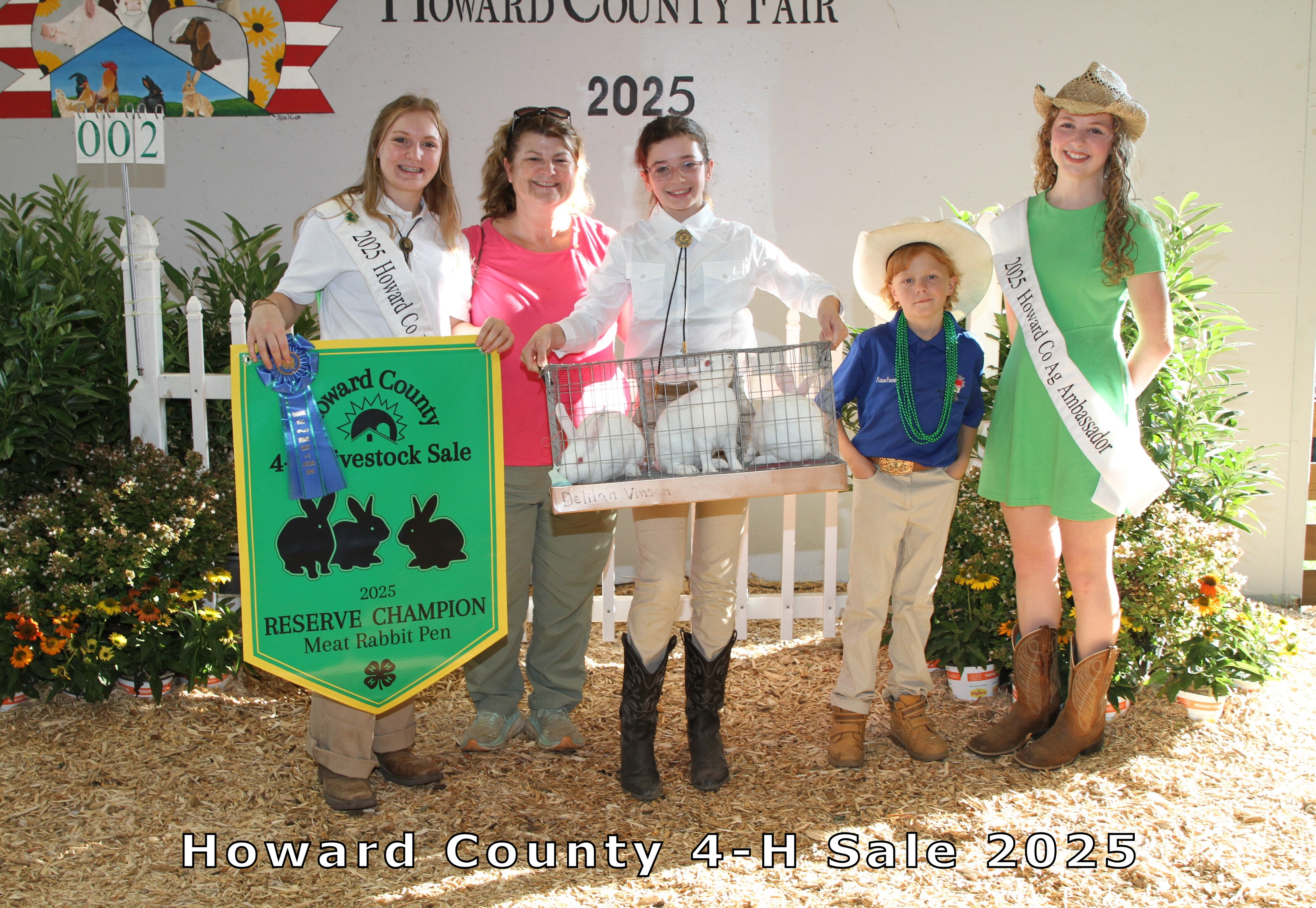 Reserve Champion Rabbit Pen